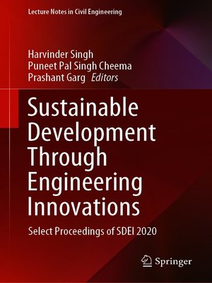 cover image of Sustainable Development Through Engineering Innovations